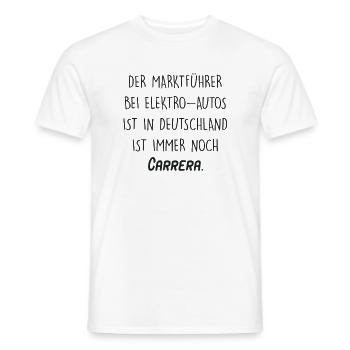 Elektroautos Carrerabahn Marktführer - Männer T-Shirt - Weiß - Vorne - AI Model Male 178 dark (178cm)