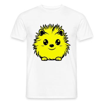 Igel Tier Baby - Männer T-Shirt - Weiß - Vorne - AI Model Male 178 dark (178cm)