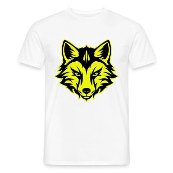 Fuchs Kopf Porträt Symbol - Männer T-Shirt - Weiß - Vorne - AI Model Male 178 dark (178cm)