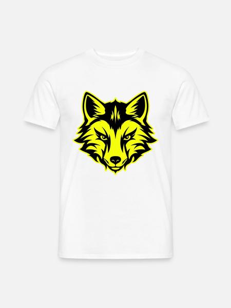 Fox Head Portrait Icon - Men's T-Shirt - white