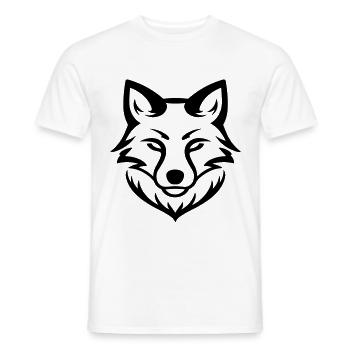 Fuchs - Männer T-Shirt - Weiß - Vorne - AI Model Male 178 dark (178cm)