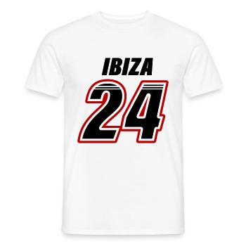 Ibiza 24 - T-shirt homme - blanc - Devant - AI Model Male 178 dark (178cm)