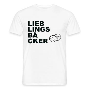 Lieblingsbäcker Brötchen - Männer T-Shirt - Weiß - Vorne - AI Model Male 178 dark (178cm)