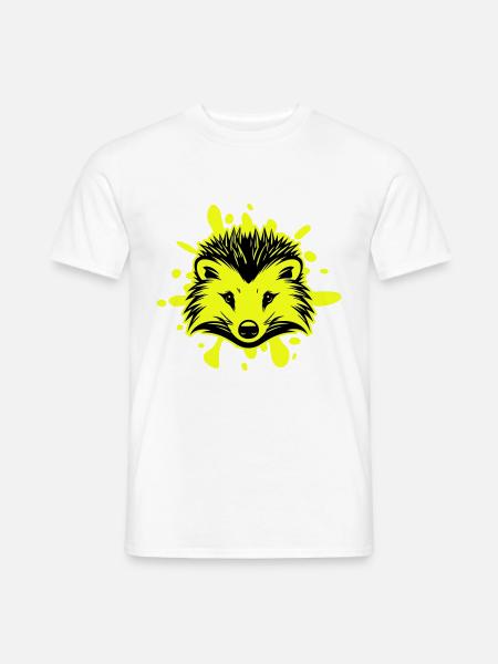 Igel Tier - Männer T-Shirt - Weiß