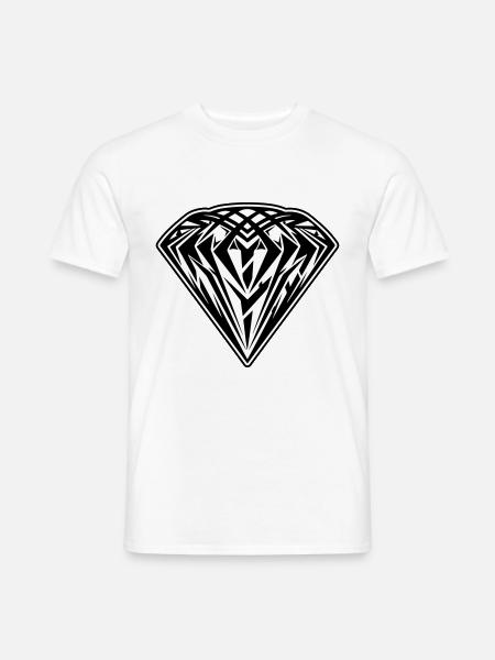 Diamond Symbol Icon - Men's T-Shirt - white