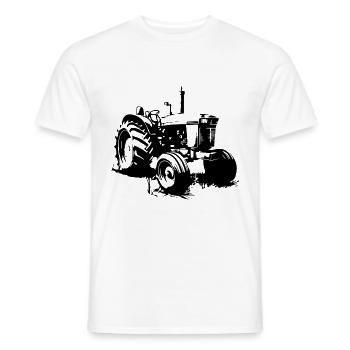 Tracteur Farmer Symbole Farmer - T-shirt homme - blanc - Devant - AI Model Male 178 dark (178cm)