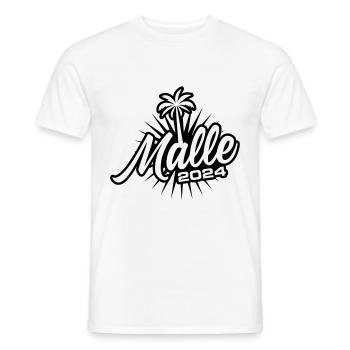 Malle 2024 Team Mallorca - Men's T-Shirt - white - Front - AI Model Male 178 dark (178cm)