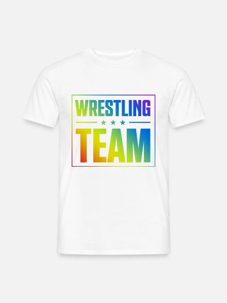 Wrestling Team - Männer T-Shirt - Weiß