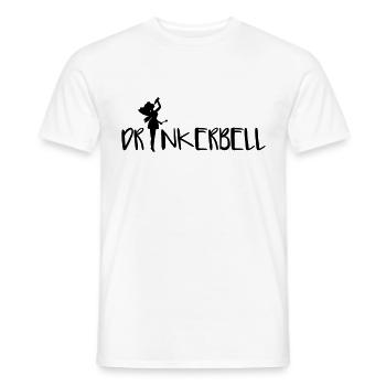 Drinkerbell - Men's T-Shirt - white - Front - AI Model Male 178 dark (178cm)