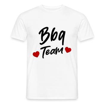 Équipe de barbecues - T-shirt homme - blanc - Devant - AI Model Male 178 dark (178cm)
