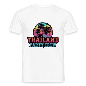 Thailand Party Crew - Männer T-Shirt - Weiß - Vorne - AI Model Male 178 dark (178cm)