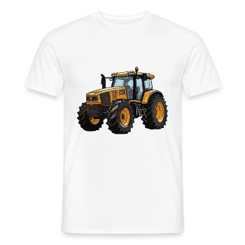 Traktor Farmer Symbol - Männer T-Shirt - Weiß - Vorne - AI Model Male 178 dark (178cm)