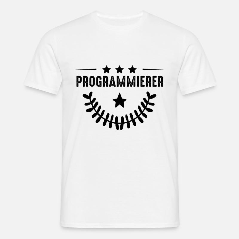 Programmierer Beruf - Männer T-Shirt - Weiß