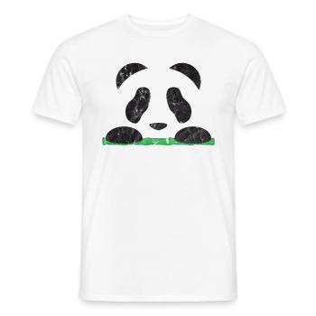 Animals Panda - Männer T-Shirt - Weiß - Vorne - AI Model Male 178 dark (178cm)