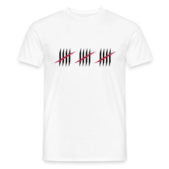 15 - T-shirt homme - blanc - Devant - AI Model Male 178 dark (178cm)