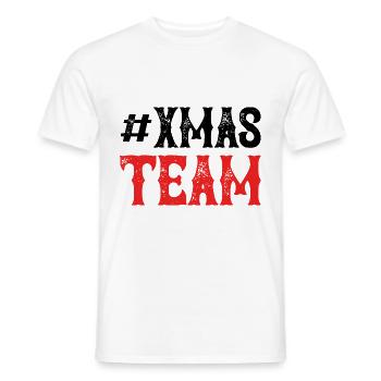 Xmas Team - Männer T-Shirt - Weiß - Vorne - AI Model Male 178 dark (178cm)