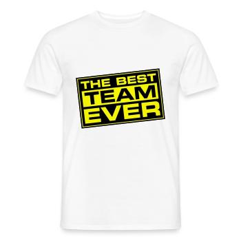 Best Team Ever - Men's T-Shirt - white - Front - AI Model Male 178 dark (178cm)