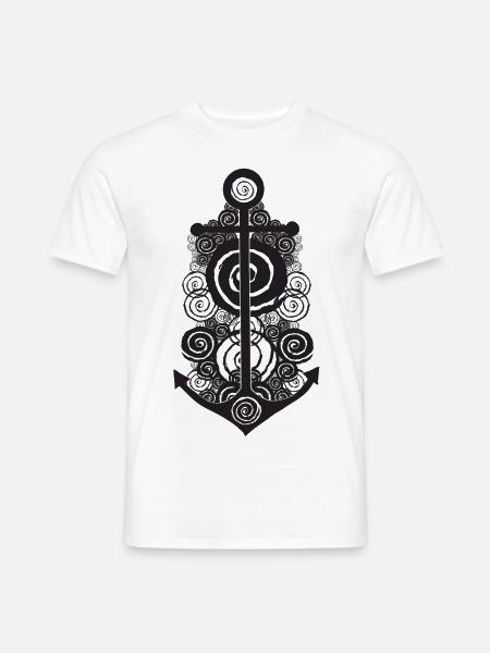 Anchor - Männer T-Shirt - Weiß
