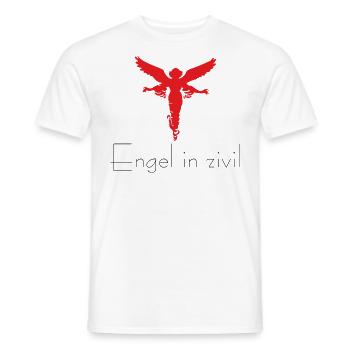 CD - Engel in zivil - Geburt Geschenk des Himmels - Männer T-Shirt - Weiß - Vorne - AI Model Male 178 dark (178cm)