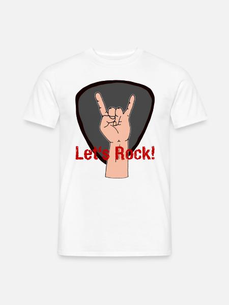 Permet de rock - T-shirt homme - blanc