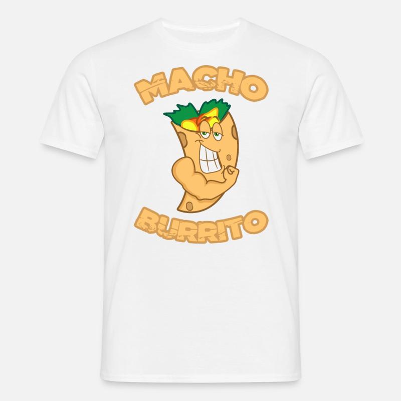 Macho burritos - Men's T-Shirt - white