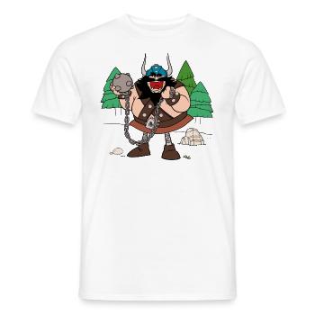 Vicky the Viking Terrible Sven - Men's T-Shirt - white - Front - AI Model Male 178 dark (178cm)