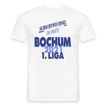 Bochum - Männer T-Shirt - Weiß - Vorne - AI Model Male 178 dark (178cm)