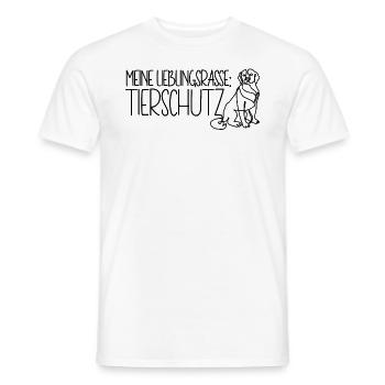 Tierheim Hund Meine Lieblingsrasse Tierschutz - Männer T-Shirt - Weiß - Vorne - AI Model Male 178 dark (178cm)