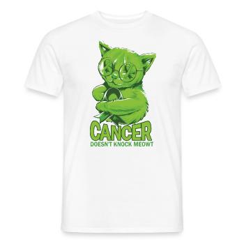 Cancer Non Hodgkin Lymphoma - Männer T-Shirt - Weiß - Vorne - AI Model Male 178 dark (178cm)