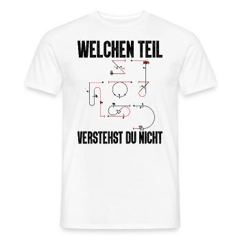 Kunstflug Aresti Figuren Rc Pilot - Männer T-Shirt - Weiß - Vorne - AI Model Male 178 dark (178cm)