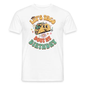 Taco - Men's T-Shirt - white - Front - AI Model Male 178 dark (178cm)