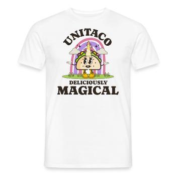 Taco - Männer T-Shirt - Weiß - Vorne - AI Model Male 178 dark (178cm)