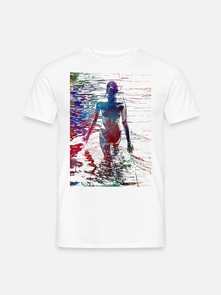Schwimmsport #swimmer #sport - Männer T-Shirt - Weiß