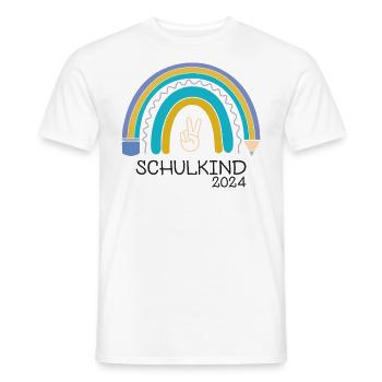 Rentrée scolaire 2024 - T-shirt homme - blanc - Devant - AI Model Male 178 dark (178cm)