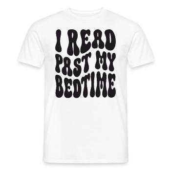 Library Book Lover Reading Bookworm - Men's T-Shirt - white - Front - AI Model Male 178 dark (178cm)