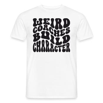 Strange coaches form character coaches - Men's T-Shirt - white - Front - AI Model Male 178 dark (178cm)