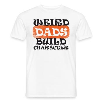 Pères étranges Forme Personnage Père drôle - T-shirt homme - blanc - Devant - AI Model Male 178 dark (178cm)