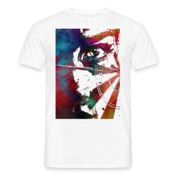 Fléchettes sport art #darts #sport - T-shirt homme - blanc - Devant - AI Model Male 178 dark (178cm)