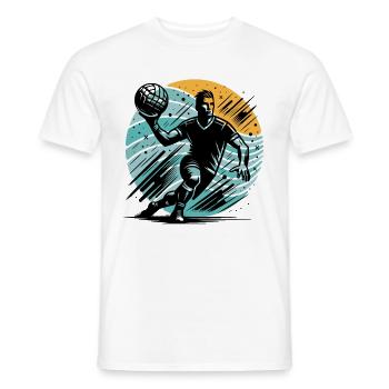 Handball - T-shirt homme - blanc - Devant - AI Model Male 178 dark (178cm)