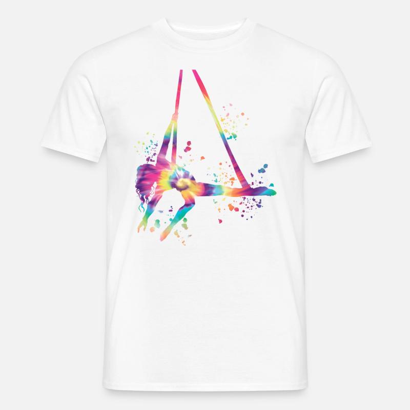 Vertikaltuch Luftakrobatik Aerial Silk - Männer T-Shirt - undefined