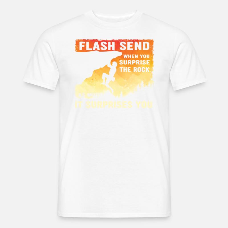 Boulderer Flash Send Bloc - T-shirt homme - undefined