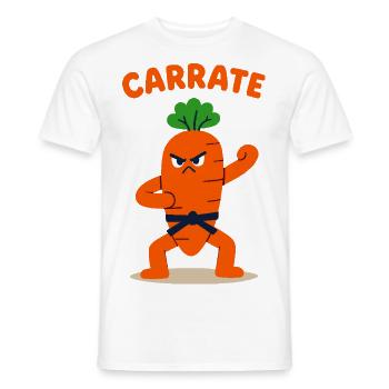 Carrate - Men's T-Shirt - white - Front - AI Model Male 178 dark (178cm)