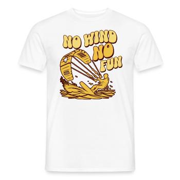 Kitesurf Kitesurfer Kiteboard - T-shirt homme - blanc - Devant - AI Model Male 178 dark (178cm)