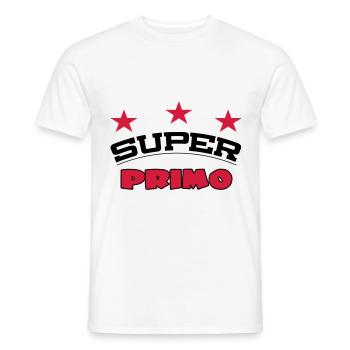 Super primo - T-shirt homme - blanc - Devant - AI Model Male 178 dark (178cm)