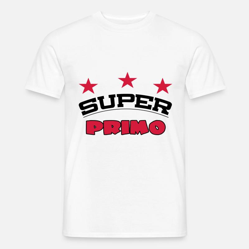 Super primo - Männer T-Shirt - Weiß
