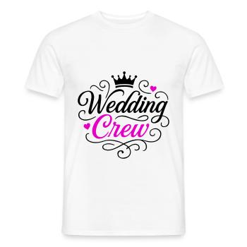 Hochzeit Team Braut Bräutigam - Männer T-Shirt - Weiß - Vorne - AI Model Male 178 dark (178cm)