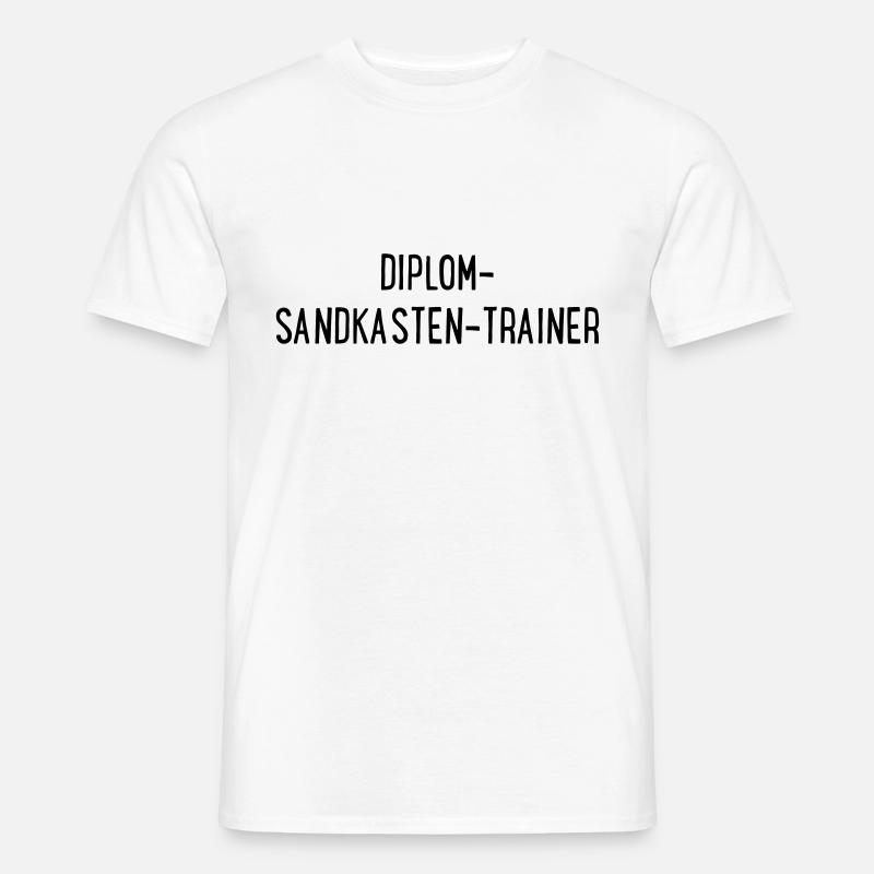 Reitlehrer - Männer T-Shirt - Weiß