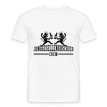 Junggesellenabschied Crew Jga Party - Männer T-Shirt - Weiß - Vorne - AI Model Male 178 dark (178cm)