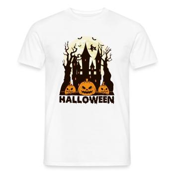 Halloween Scary - Men's T-Shirt - white - Front - AI Model Male 178 dark (178cm)