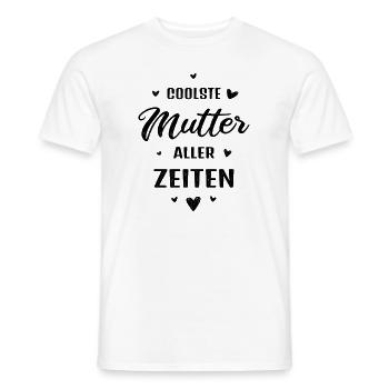 Coolste Mutter aller Zeiten Muttertag Geschenk - Männer T-Shirt - Weiß - Vorne - AI Model Male 178 dark (178cm)